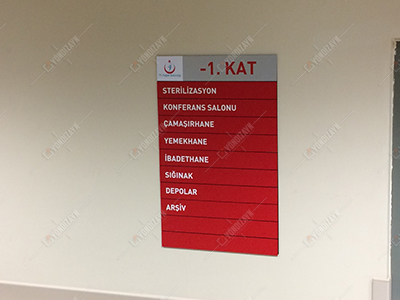 Kat Yerleşim Planı Mıknatıslı